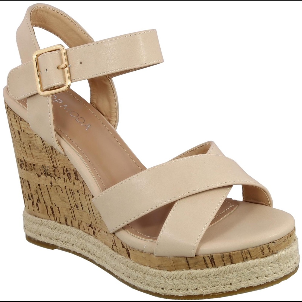 Cute Beige wedges